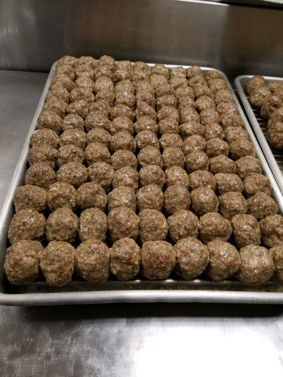 Meatballs in the kitchen